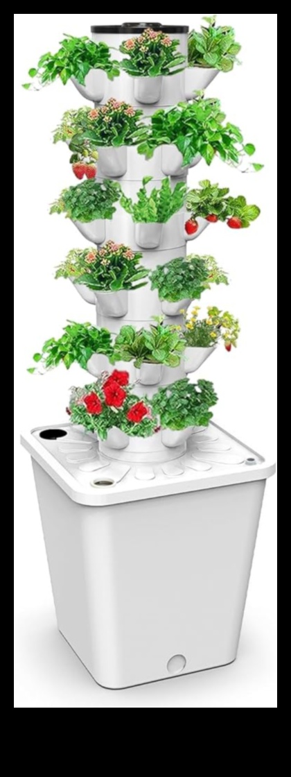 Tower of Blooms: Vertical Gardening for Urban Retreats