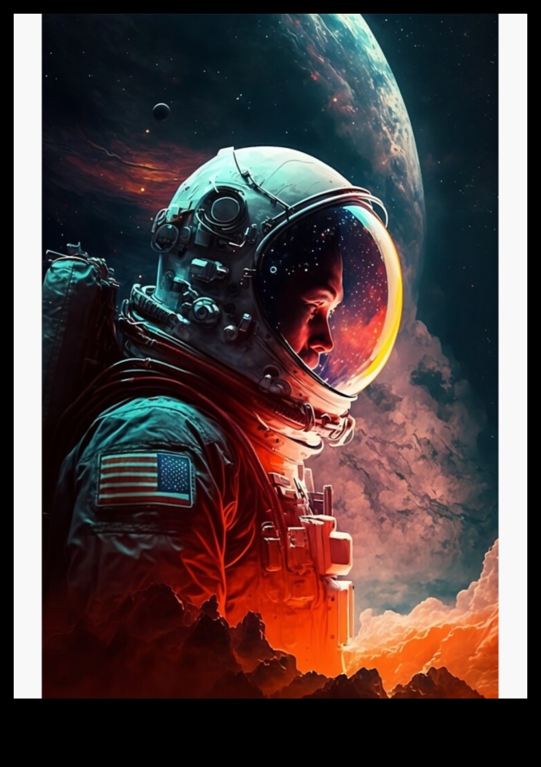 Celestial Nomads: Astronauts Roaming the Vastness of Space