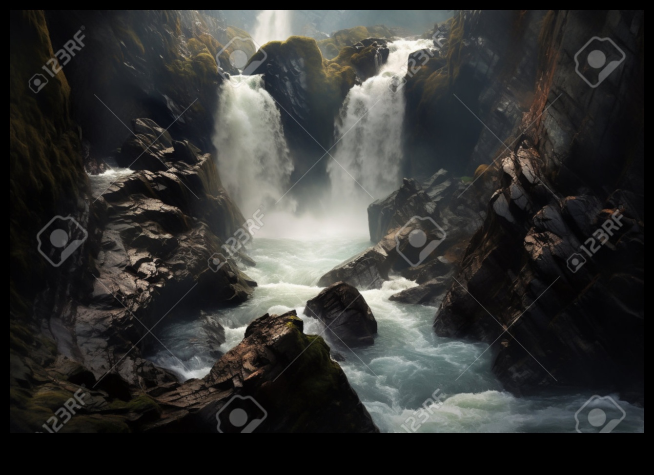 Waterfall Wonders: Δυναμικές οθόνες της φύσης σε διαφορετικές ρυθμίσεις