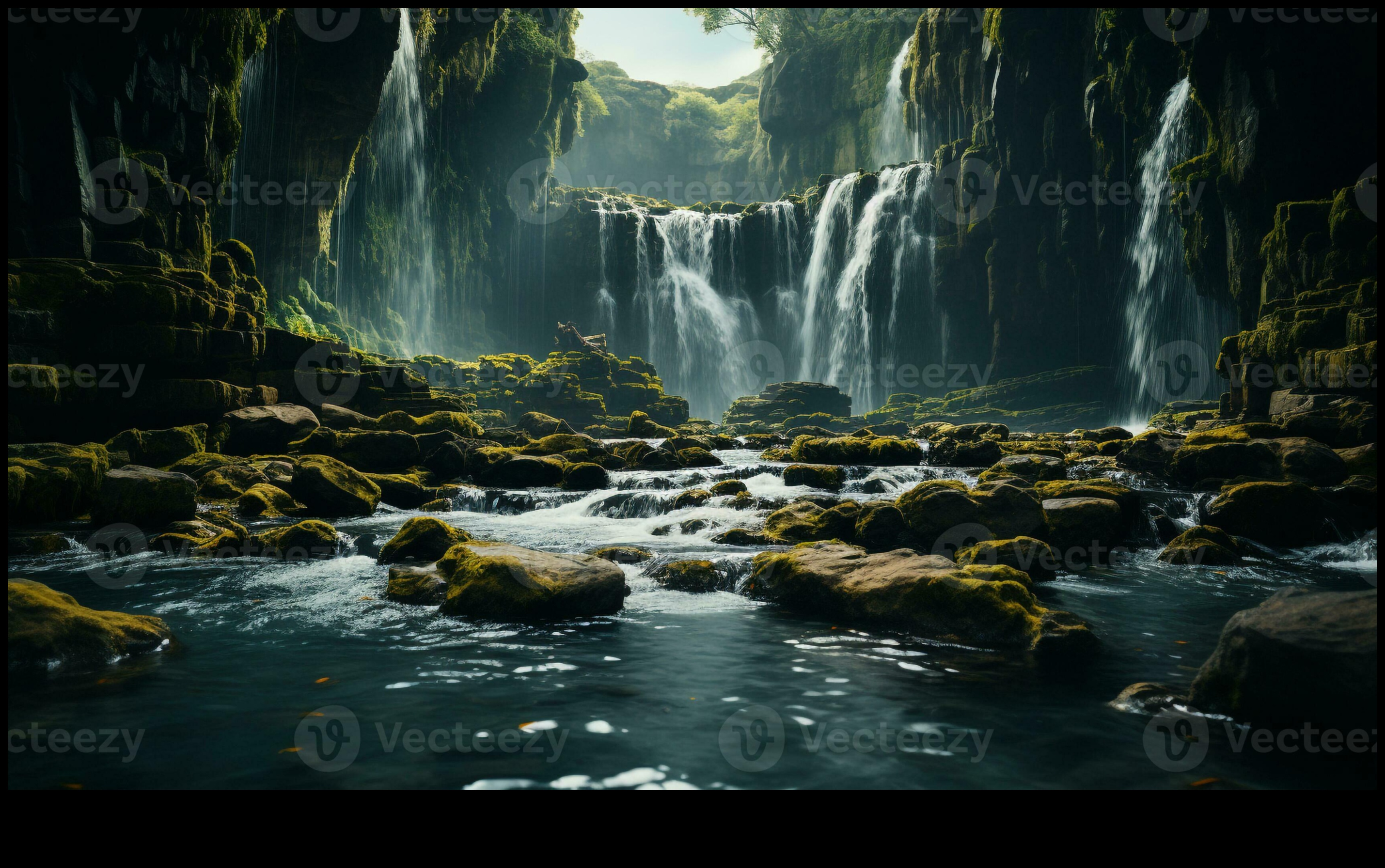 Waterfall Wonders: Δυναμικές οθόνες της φύσης σε διαφορετικές ρυθμίσεις