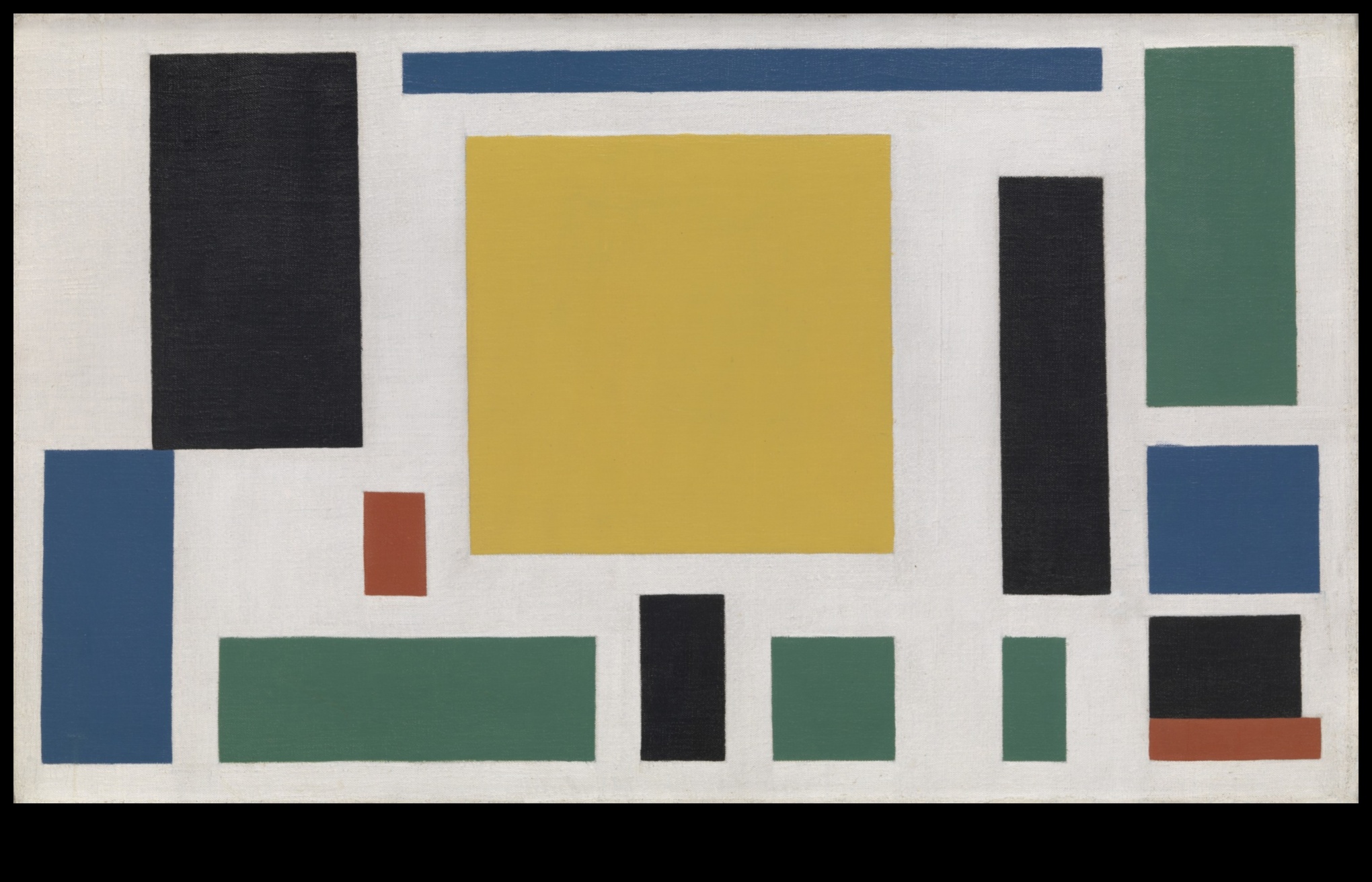 De Stijl Harmony: Geometric Abstraction in Modernist Expression