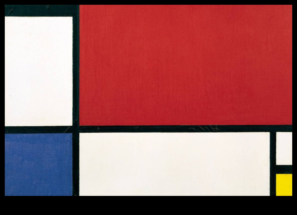 De Stijl Harmony: Geometric Abstraction in Modernist Expression