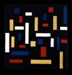De Stijl Harmony: Geometric Abstraction in Modernist Expression