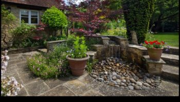 Sculpted Serenity: Chic Accents for a Stylish Garden