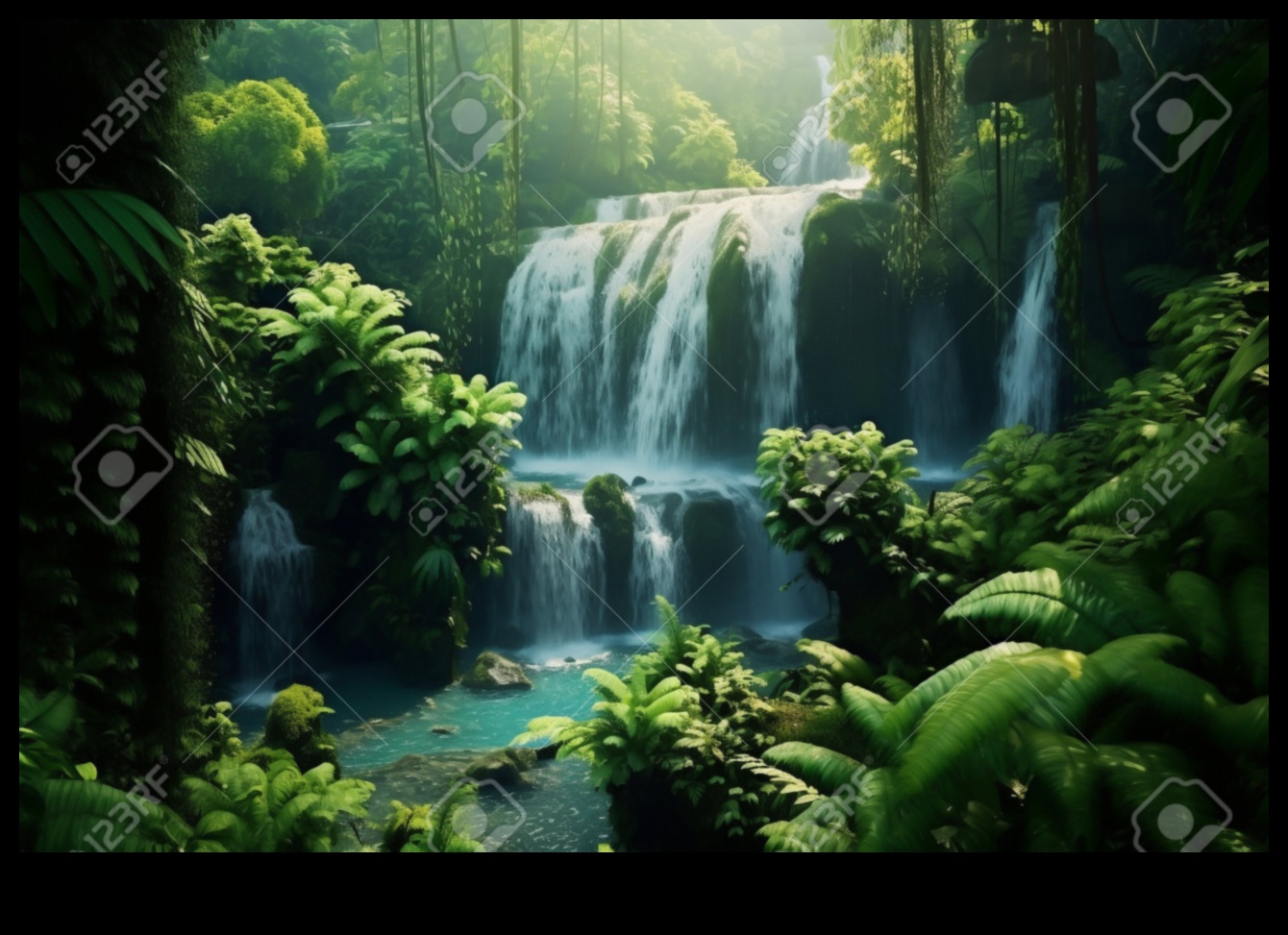 Waterfall Wonders: Δυναμικές οθόνες της φύσης σε διαφορετικές ρυθμίσεις